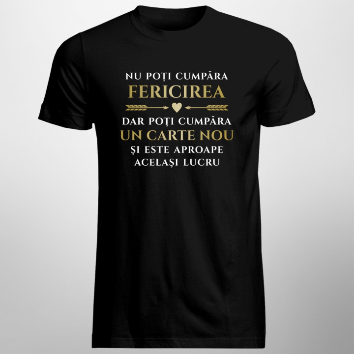 Nu poți cumpăra fericirea - carte - T-shirt pentru bărbați cu imprimeu