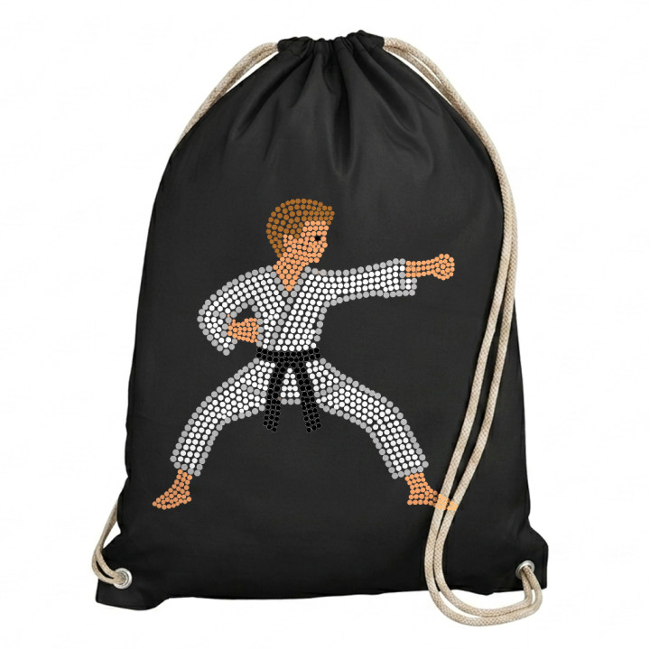 Karateka din puncte - ziua punctului - sac cu șnur
