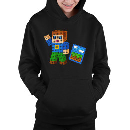 Jucător cu blocuri din puncte - ziua punctului - bluză pentru copii - inspirat de Roblox