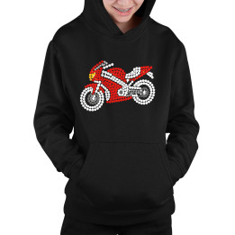 Motocicletă din puncte - ziua punctului - bluză pentru copii