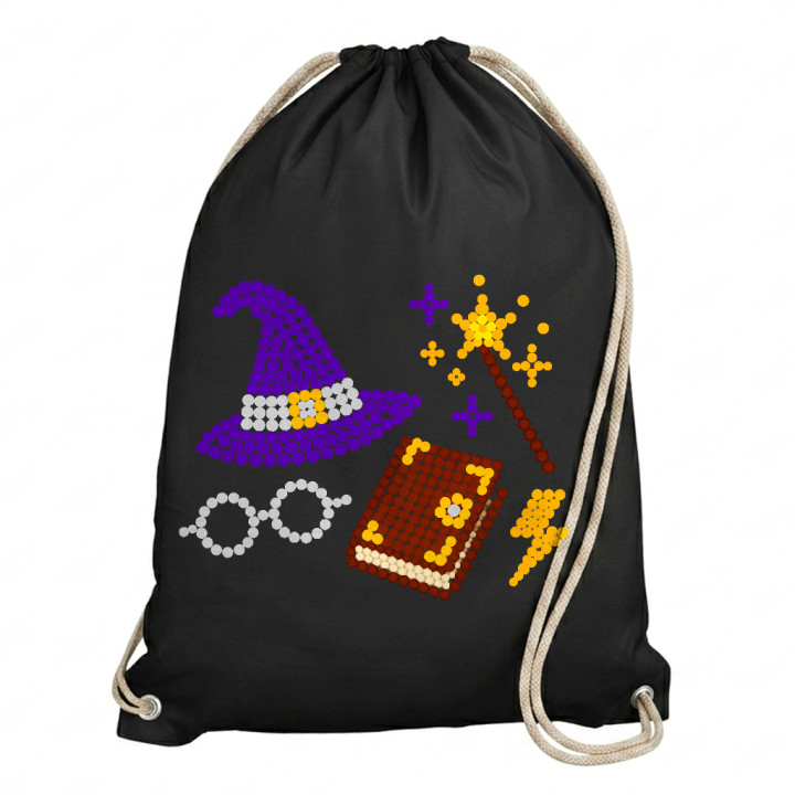 Vrăji și magie din puncte - ziua punctului - sac cu șnur - inspirat de Harry Potter