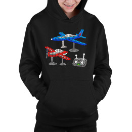 Modele de avioane din puncte - ziua punctului - bluză pentru copii