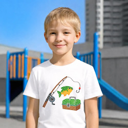 Pescuit din puncte - ziua punctului - tricou pentru copii