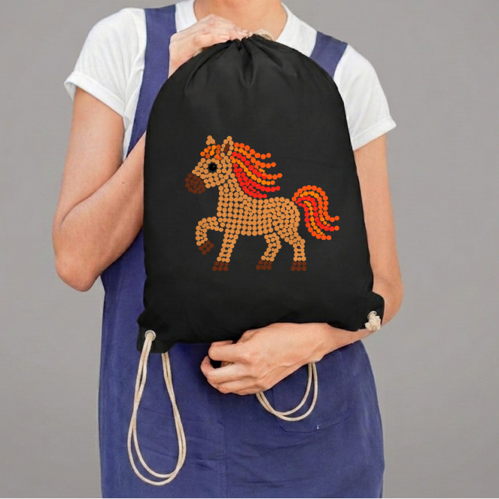 Cal din puncte - ziua punctului - sac cu șnur