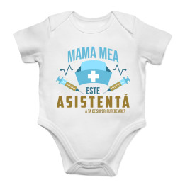 Mama mea este asistentă - body pentru copii