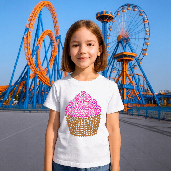 Brioșă din puncte - ziua punctului - tricou pentru copii