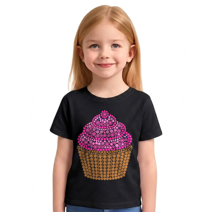 Brioșă din puncte - ziua punctului - tricou pentru copii