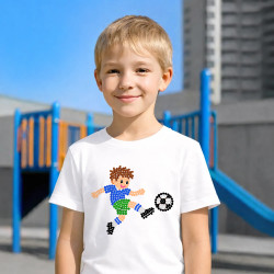 Micul fotbalist din puncte - ziua punctului - tricou pentru copii