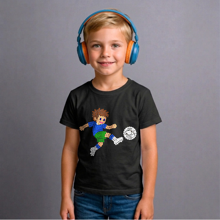 Micul fotbalist din puncte - ziua punctului - tricou pentru copii