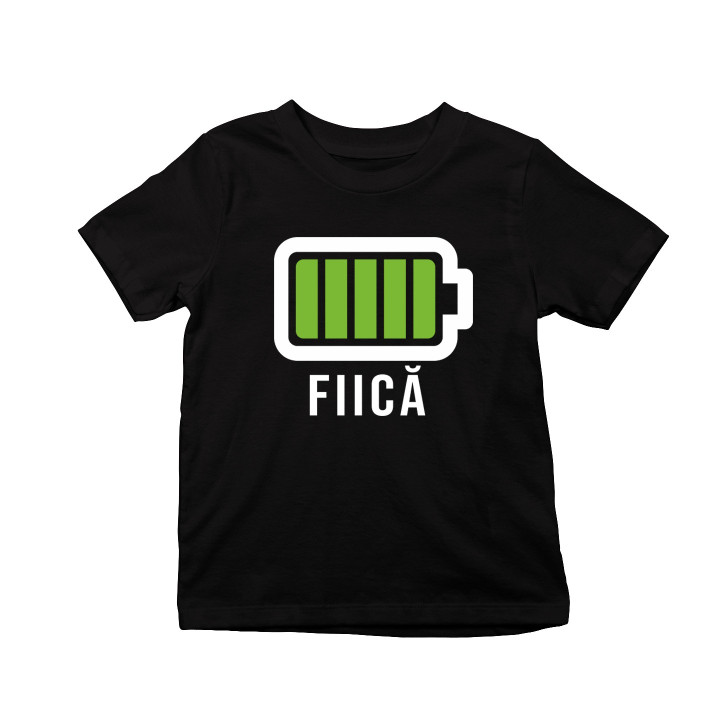 Baterie - fiică - Tricou pentru copii