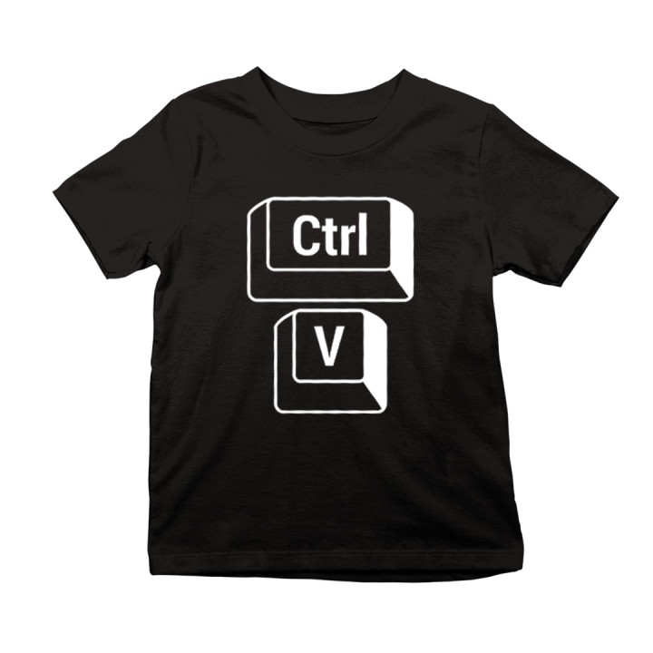 CTRL +V   fiică - Tricou pentru copii