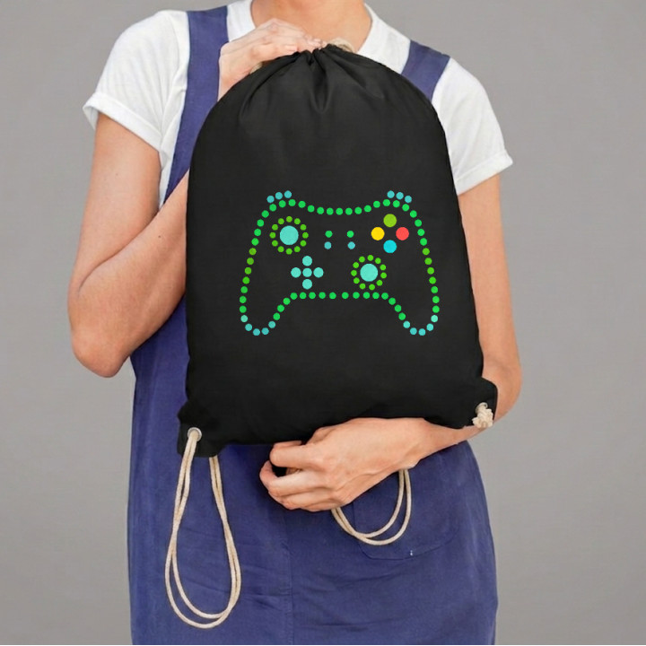 Controler de joc din puncte - ziua punctului - sac cu șnur