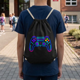 Controler pentru consolă din puncte - ziua punctului - sac cu șnur
