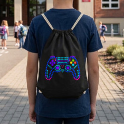 Controler pentru consolă din puncte - ziua punctului - sac cu șnur