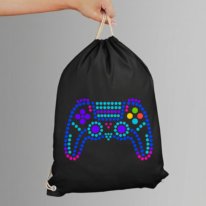 Controler pentru consolă din puncte - ziua punctului - sac cu șnur