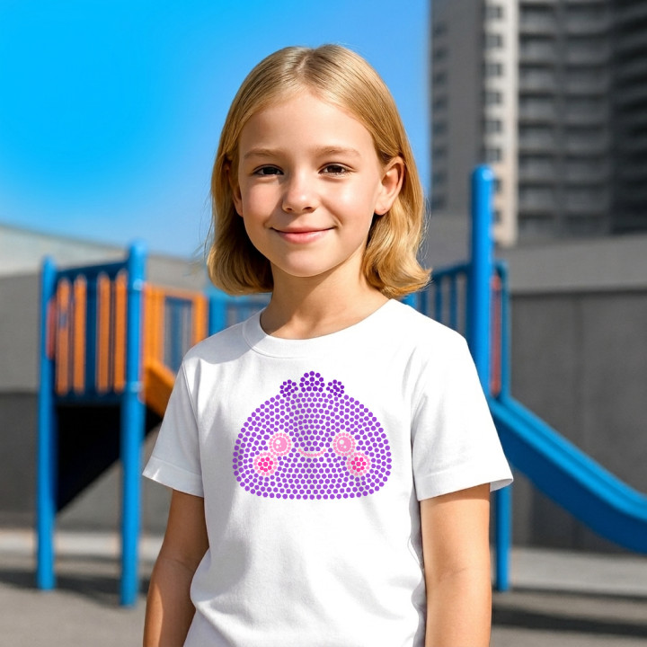 Squishy din puncte - ziua punctului - tricou pentru copii