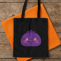 Squishy din puncte - ziua punctului - sacoșă de bumbac