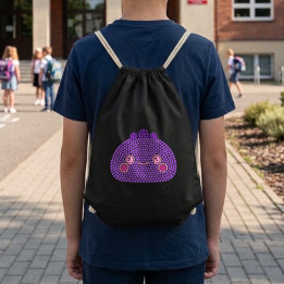 Squishy din puncte - ziua punctului - sac cu șnur