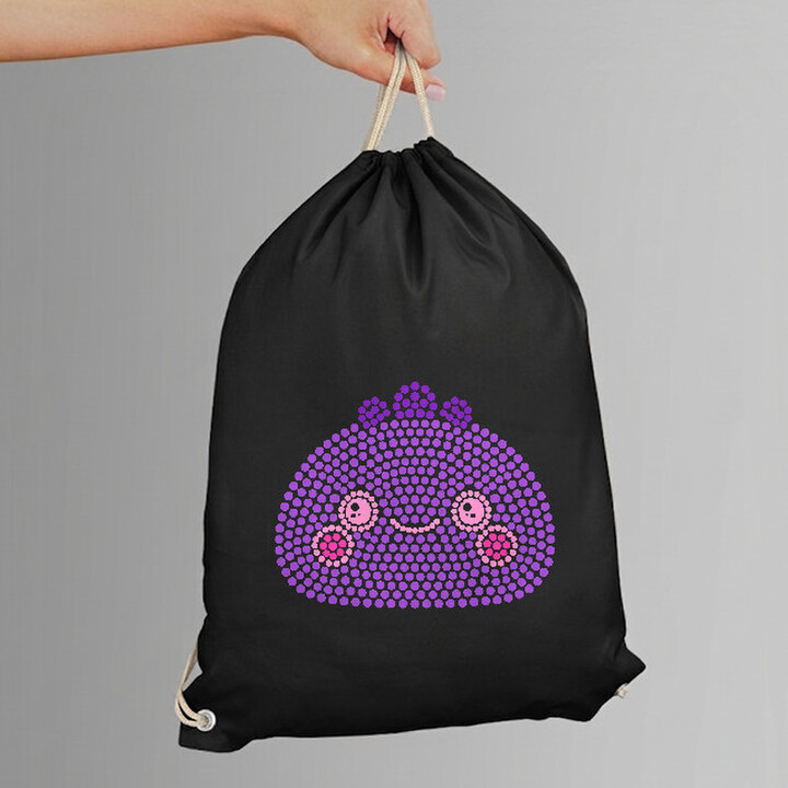 Squishy din puncte - ziua punctului - sac cu șnur