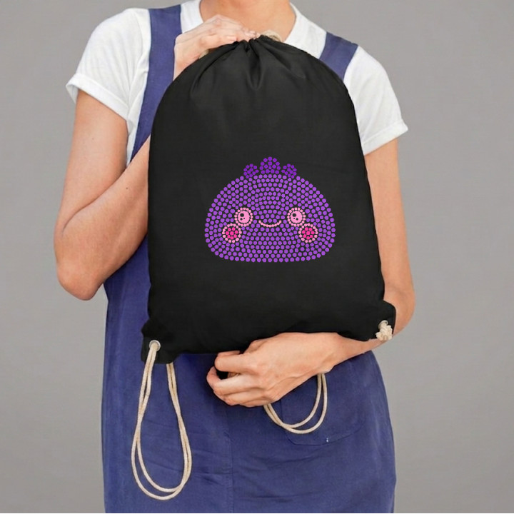 Squishy din puncte - ziua punctului - sac cu șnur