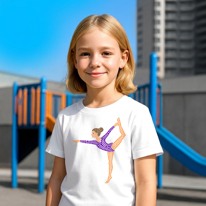 Acrobată din puncte - ziua punctului - tricou pentru copii