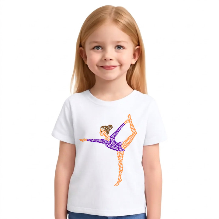 Acrobată din puncte - ziua punctului - tricou pentru copii