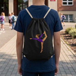 Acrobată din puncte - ziua punctului - sac cu șnur