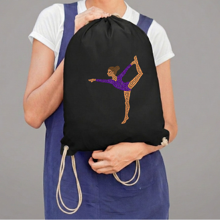 Acrobată din puncte - ziua punctului - sac cu șnur