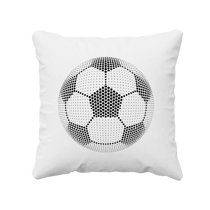 Minge de fotbal din puncte - ziua punctului - pernă