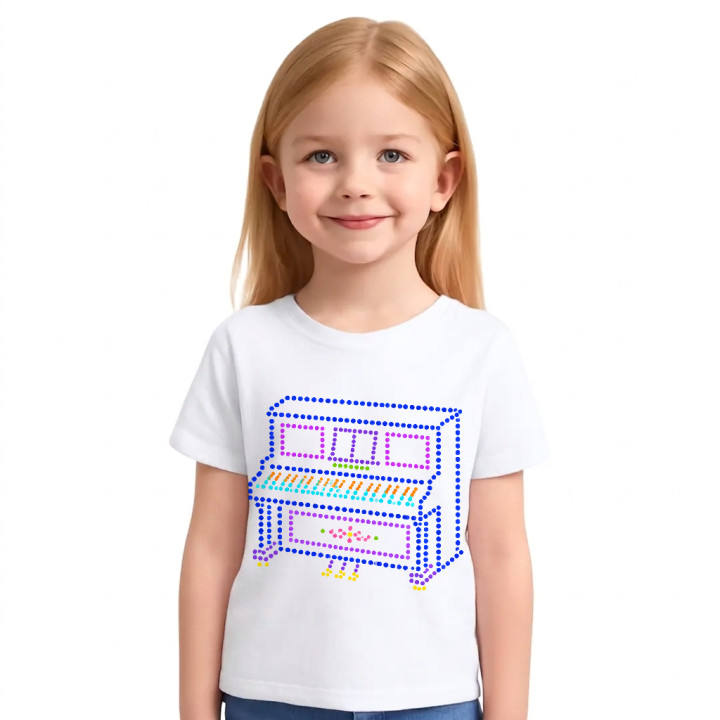 Pian din puncte - ziua punctului - tricou pentru copii