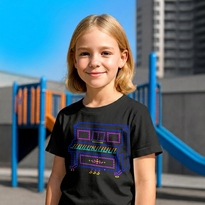 Pian din puncte - ziua punctului - tricou pentru copii