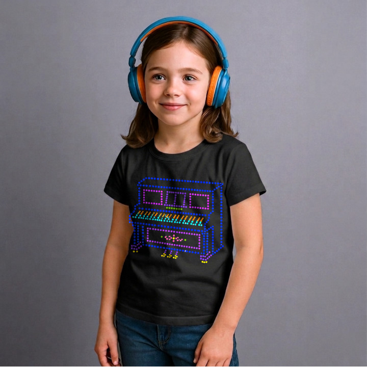 Pian din puncte - ziua punctului - tricou pentru copii