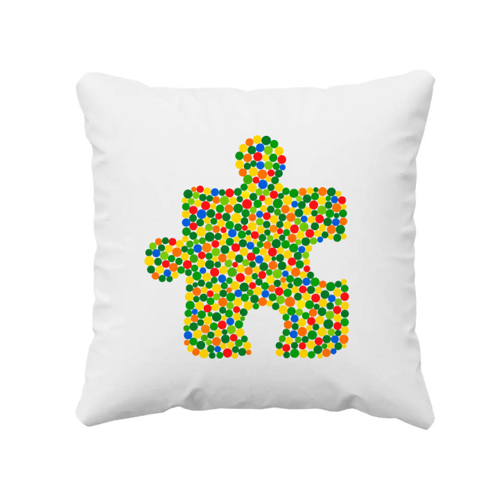 Puzzle din puncte - ziua punctului - pernă