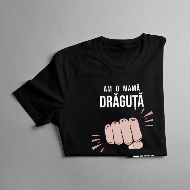 Am o mamă drăguță, dar cu tata fac echipă - Tricou pentru copii