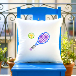 Tenis din puncte - ziua punctului - pernă