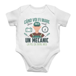 Când voi fi mare, voi fi un mecanic la fel ca tatăl meu