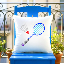 Badminton din puncte - ziua punctului - pernă