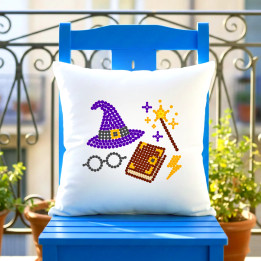 Vrăji și magie din puncte - ziua punctului - pernă - inspirat de Harry Potter