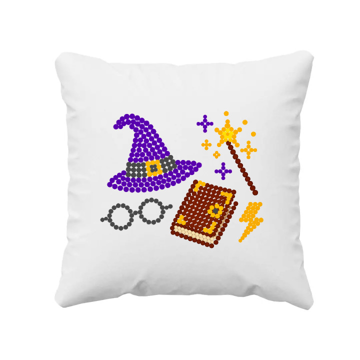 Vrăji și magie din puncte - ziua punctului - pernă - inspirat de Harry Potter