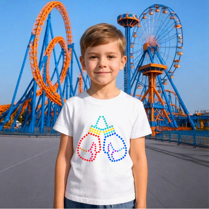 Mănuși de box din puncte - ziua punctului - tricou pentru copii