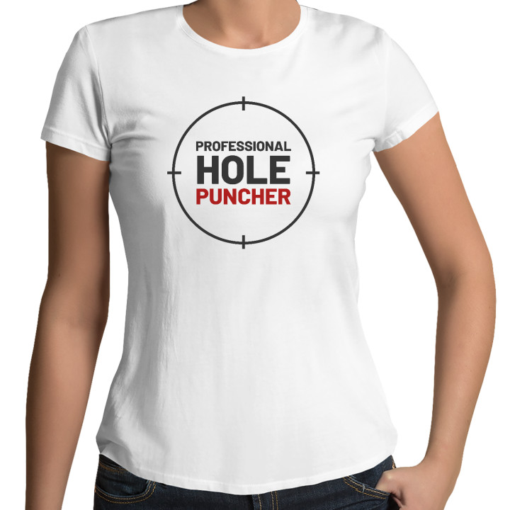 Professional hole puncher - tricou de damă pentru pasionații de tir