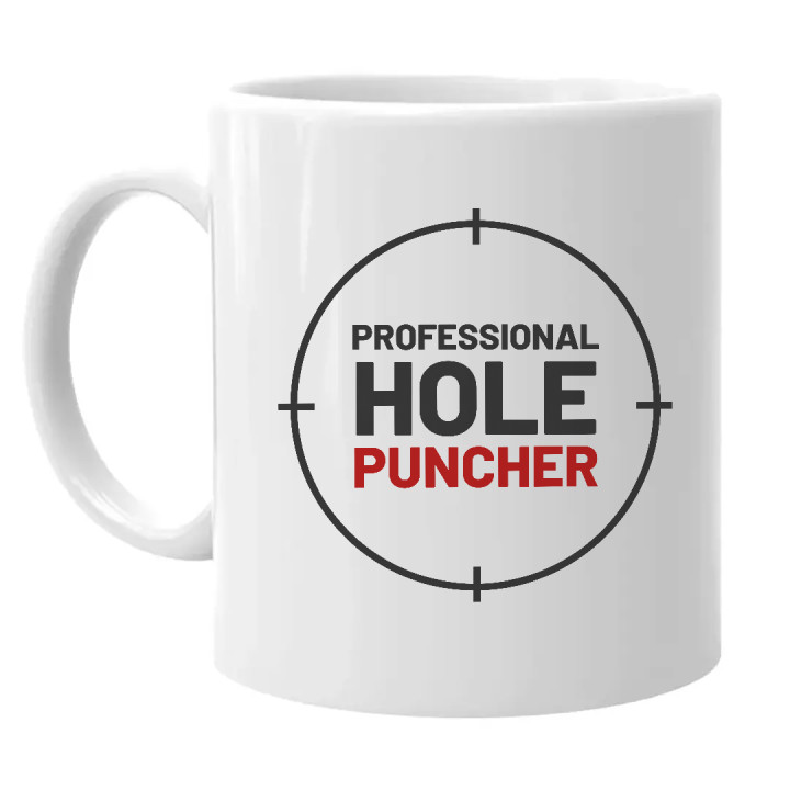 Professional hole puncher - cană pentru pasionații de tir