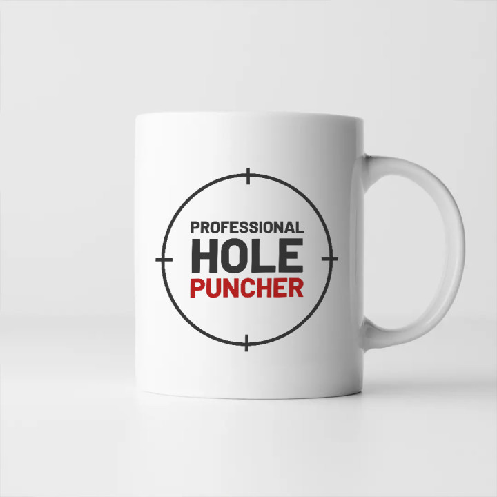 Professional hole puncher - cană pentru pasionații de tir