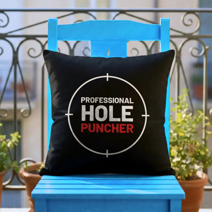Professional hole puncher - pernă neagră pentru pasionații de tir