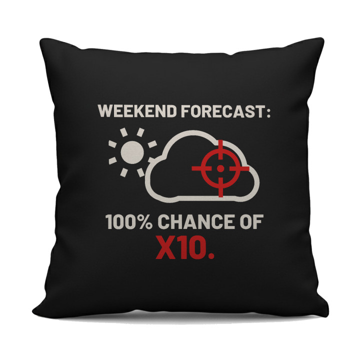 Weekend forecast: 100% chance of X10 - pernă neagră pentru pasionații de tir