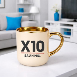X10 sau nimic - cană elegantă pentru pasionații de tir