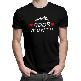 Ador munții - T-shirt pentru bărbați