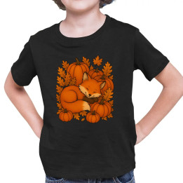 Ziua dovleacului - toamnă - vulpe - tricou pentru copii