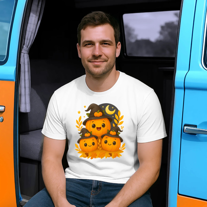 Ziua dovleacului - Halloween - dovleac - tricou bărbătesc pentru cadou