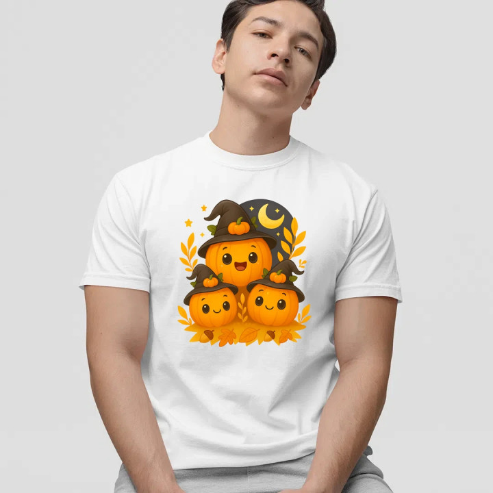 Ziua dovleacului - Halloween - dovleac - tricou bărbătesc pentru cadou